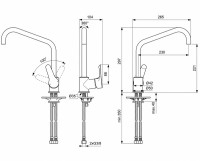 Смеситель для кухни Ideal Standard Alpha BC660AA Хром