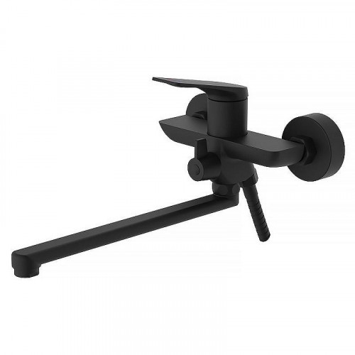 Смеситель для ванны Azario Lursy AZ-K1749B универсальный цвет Черный матовый