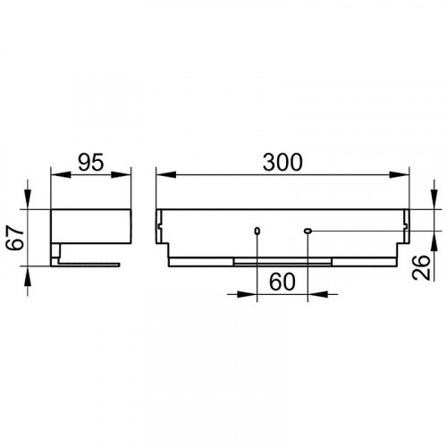 Полка корзина Keuco Edition 11 11158 370000 Черная матовая