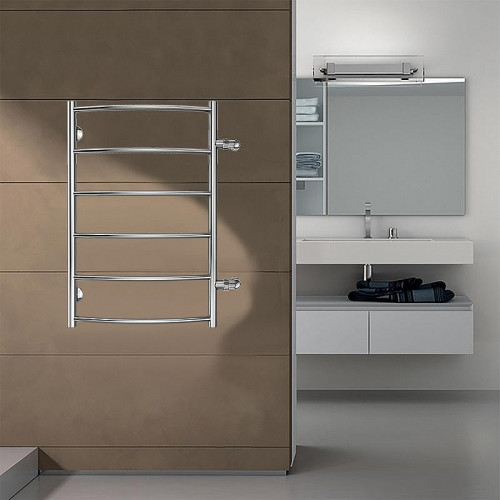 Водяной полотенцесушитель Azario Verona 500x800 П6 AZ04558 боковое подключение, G 1 Хром
