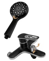 Смеситель для ванны Frap H49-6 F3249-6 Черный матовый Хром
