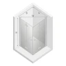 Душевой уголок New Trendy New Soleo Chrome 90х70 D-0149A/D-0151A профиль Хром стекло прозрачное