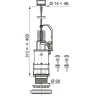 Сливная арматура Wirquin MP 10717557 Хром