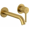Смеситель для раковины Kludi Bozz 38245N076 Золото брашированное латунь