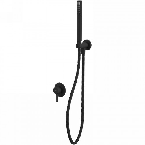 Смеситель для душа Whitecross Y black YSET02BL Черный матовый латунь встраиваемый