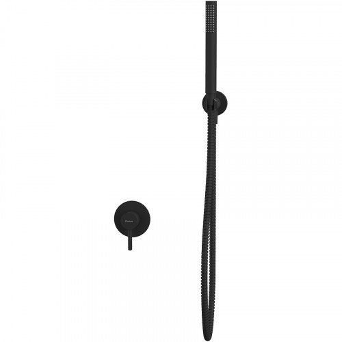 Смеситель для душа Whitecross Y black YSET02BL Черный матовый латунь встраиваемый