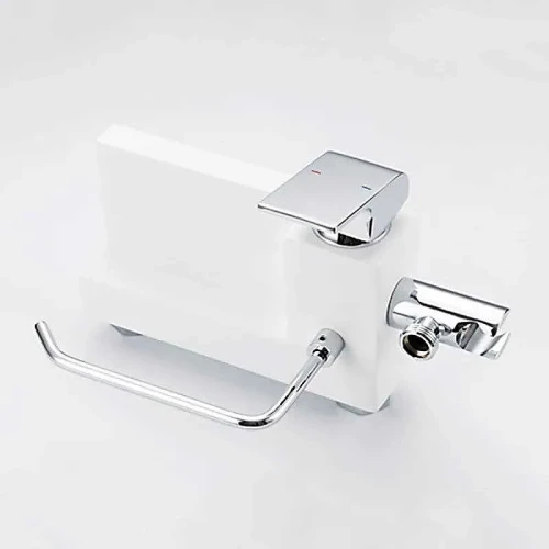Гигиенический душ со смесителем Gappo Gyron G7296 Хром Белый латунь на стену