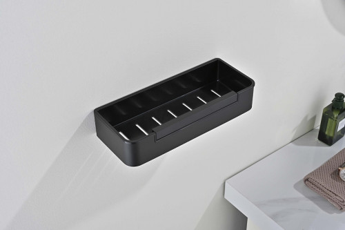 Металлическая полка Aquatek AQ4966MB цвет Черный матовый