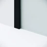 Душевая перегородка Niagara Nova 90 NG-582-90BLACK профиль Черный матовый стекло Белый градиент