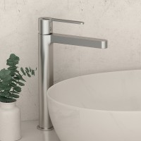 Смеситель для раковины Vincea Rondo VBF-1R2CH Хром латунь