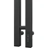 Электрический полотенцесушитель Point Гермес PN13812GB П3 80x1200 диммер справа Графит блеск