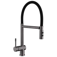 Смеситель для кухни Fmark FS0252Q цвет Графит