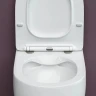 Комплект унитаза Ceramicanova Play CN3001 с инсталляцией Tece Base 9400413 с сиденьем Микролифт и Белой клавишей смыва фаянс подвесной
