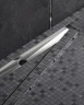 Душевой лоток Timo Drain System 80 DS230208/01 с решеткой Сатин / под плитку