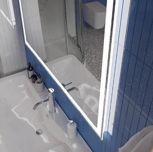 Зеркало BelBagno SPC 100 SPC-GRT-1000-800-LED-TCH с подсветкой с сенсорным выключателем