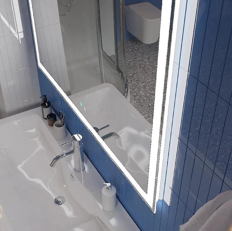 Зеркало BelBagno SPC 100 SPC-GRT-1000-800-LED-TCH с подсветкой с сенсорным выключателем