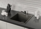 Смеситель для кухни Ulgran Quartz UQ-004-09 Асфальт нержавеющая сталь