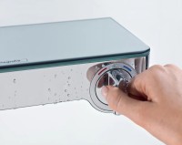Смеситель для ванны Hansgrohe Ecostat Select 13151000 с термостатом Хром латунь на стену