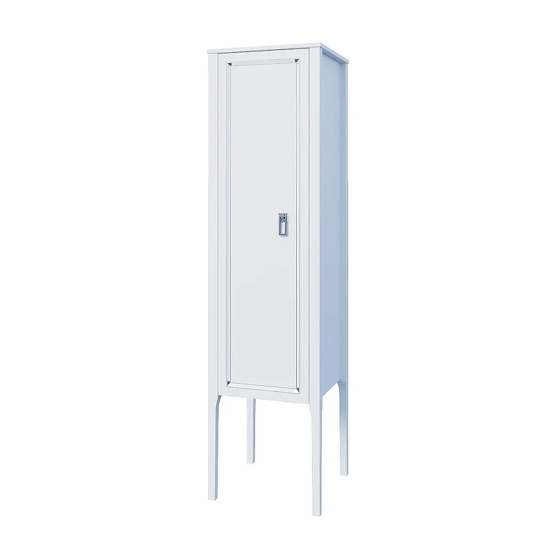 Шкаф пенал Azario Rio 46 L CS00096942 цвет Белый глянцевый