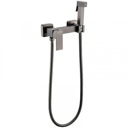 Гигиенический душ со смесителем Grocenberg GB101N-BG Графит