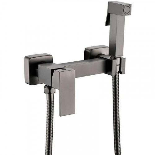 Гигиенический душ со смесителем Grocenberg GB101N-BG Графит