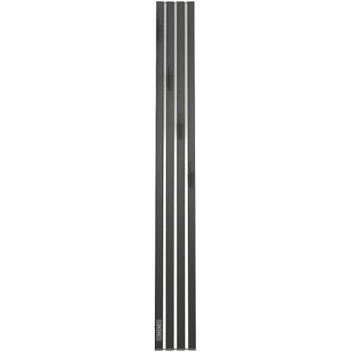 Электрический полотенцесушитель Point Пиано PN19722BC 150x1200 диммер слева Черный Хром