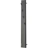 Электрический полотенцесушитель Point Пиано PN19722BC 150x1200 диммер слева Черный Хром