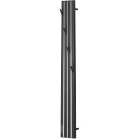 Электрический полотенцесушитель Point Пиано PN19722BC 150x1200 диммер слева Черный Хром
