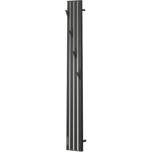 Электрический полотенцесушитель Point Пиано PN19722BC 150x1200 диммер слева Черный Хром