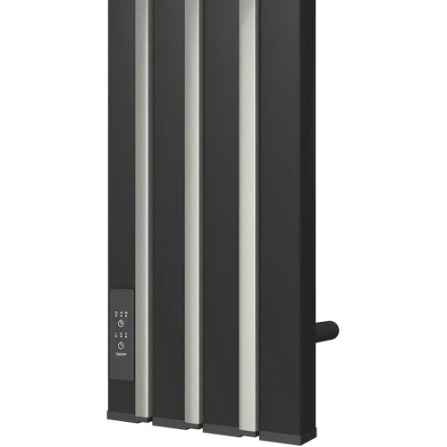 Электрический полотенцесушитель Point Пиано PN19722BC 150x1200 диммер слева Черный Хром