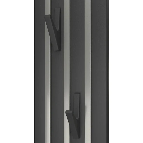 Электрический полотенцесушитель Point Пиано PN19722BC 150x1200 диммер слева Черный Хром