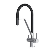 Смеситель для кухни AM.PM Func F8F07802 цвет Черный Хром