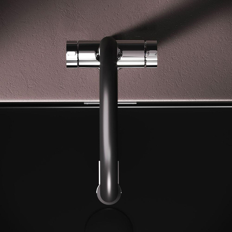 Смеситель для кухни AM.PM Func F8F07802 цвет Черный Хром