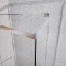 Душевой уголок Azario Monako 90x90 AZ-L47-90-MB-CL профиль Черный матовый стекло прозрачное