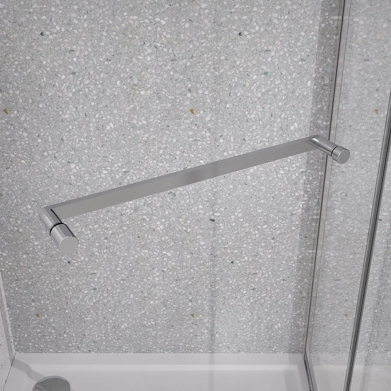 Душевой уголок Azario Monako 90x90 AZ-L47-90-MB-CL профиль Черный матовый стекло прозрачное