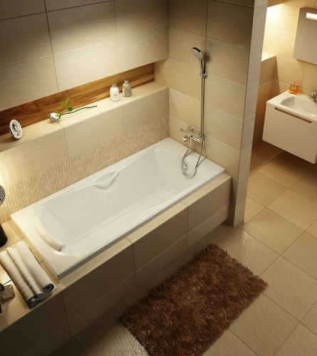 Смеситель для ванны Ravak Termo TE 082.00/150 X070046 с термостатом Хром латунь на стену