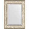 Зеркало Evoform Exclusive 80х60 BY 3400 с фацетом в багетной раме - Виньетка серебро 109 мм стекло