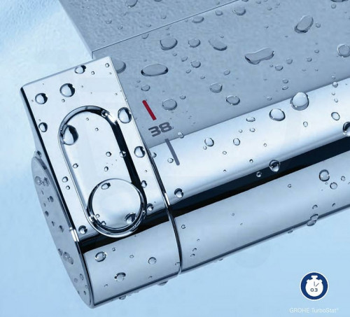 Смеситель для ванны Grohe Grohtherm 2000 34464001 с термостатом Хром латунь на стену