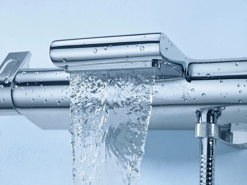Смеситель для ванны Grohe Grohtherm 2000 34464001 с термостатом Хром латунь на стену