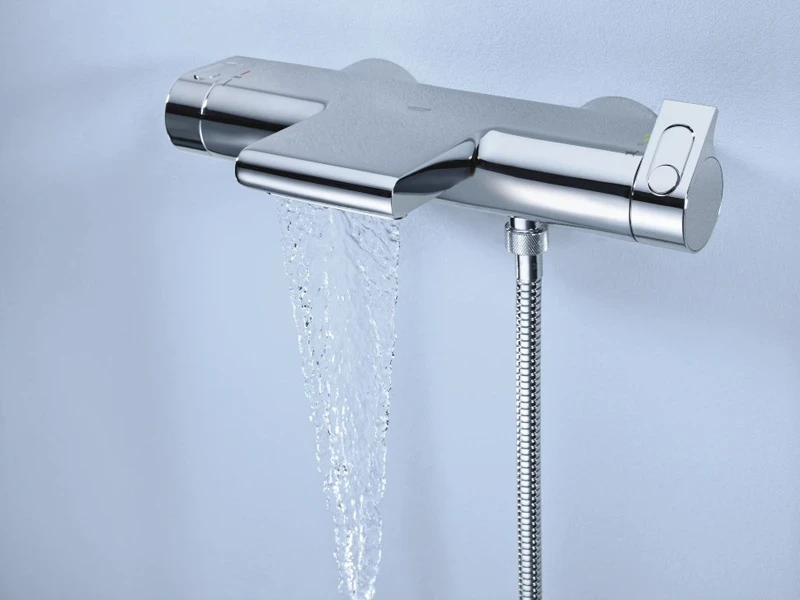 Смеситель для ванны Grohe Grohtherm 2000 34464001 с термостатом Хром латунь на стену