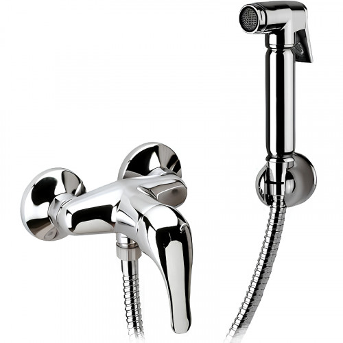 Гигиенический душ со смесителем Remer C332RELA Хром латунь на стену