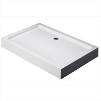 Акриловый поддон для душа Black&amp;White Stellar Wind Easy Plumb 120x80 0812h00 Белый