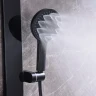 Душевая система Black&White Gravity GH-9005-BM 9005 с термостатом цвет Черный матовый