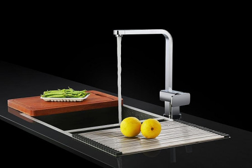 Смеситель для кухни Emar Steel ЕС - 3014S цвет Сатин