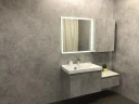 Тумба с раковиной Comforty Осло 80 00-00000836 подвесная Бетон светлый МДФ / ЛДСП