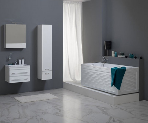 Шкаф пенал Aquanet Верона 30 R 175390 подвесной Белый МДФ / ЛДСП, нестандартный материал