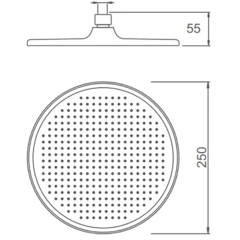 Верхний душ Splenka S451.50 Хром