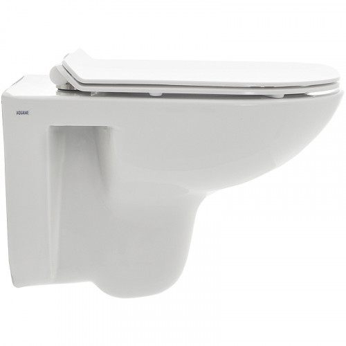 Унитаз AQUAme AQM2008 подвесной Белый глянец с сиденьем Микролифт фаянс подвесной