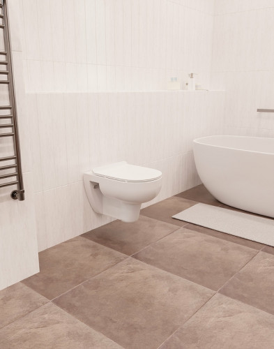 Унитаз AQUAme AQM2008 подвесной Белый глянец с сиденьем Микролифт фаянс подвесной