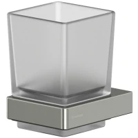 Стакан для зубных щеток Whitecross Cubo nickel brushed CU2430NIB Брашированный никель